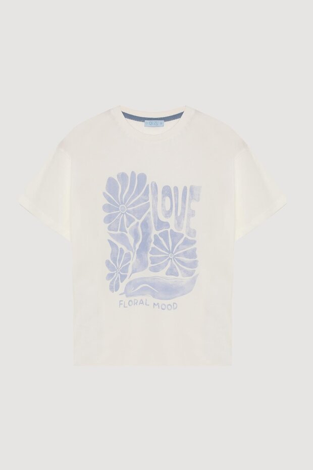 T-shirt with Print Detail