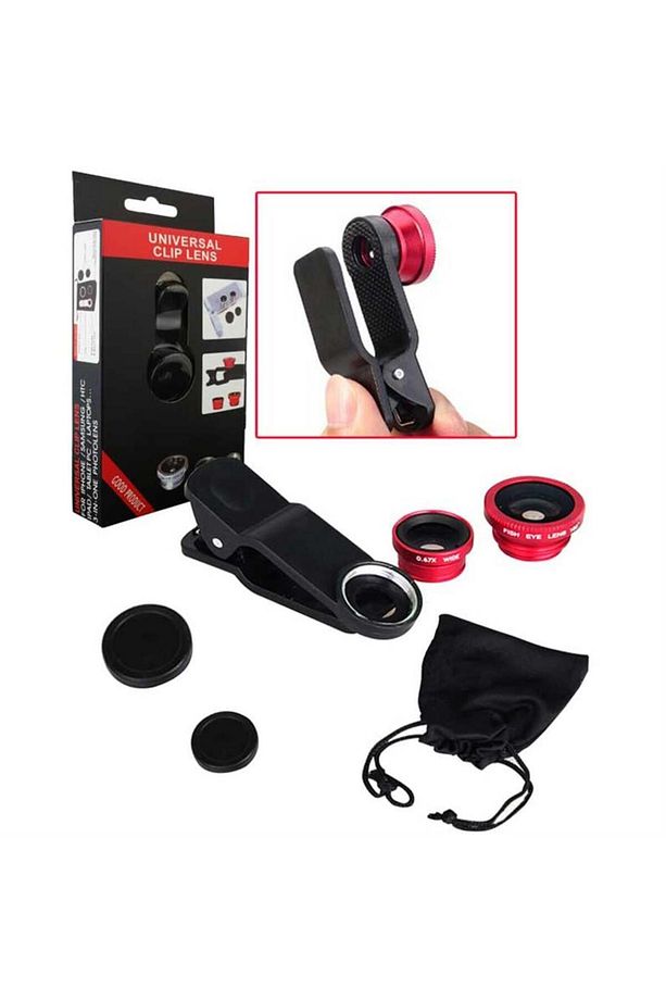 Unıversal 2 Lens Seti Selfıe Çubuğu - 1