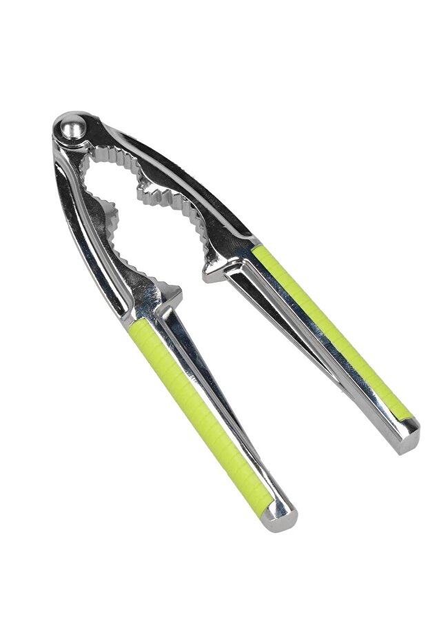 Springos nutcracker, 15.5 x 4.5 cm, green / silver - 1