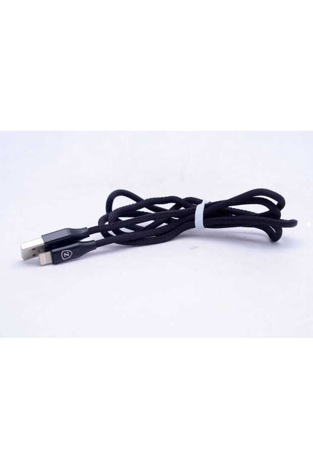 كابل USB Lightning ذو طرف معدني أحمر-SYS - 2