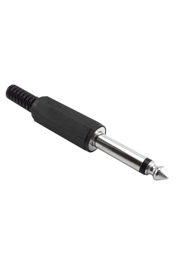 6,3 Mm Mono Plastik Gitar Jack - 1