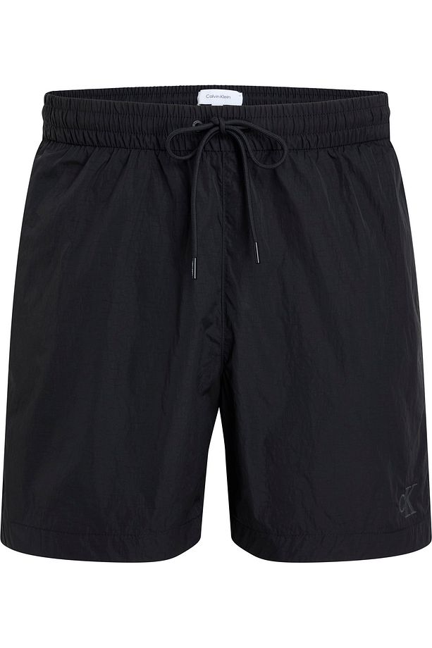 Medium Drawstring Erkek Siyah Şort - 1