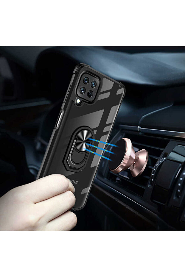 غطاء حماية لهاتف جالاكسي M22 من SYS - أسود - 5