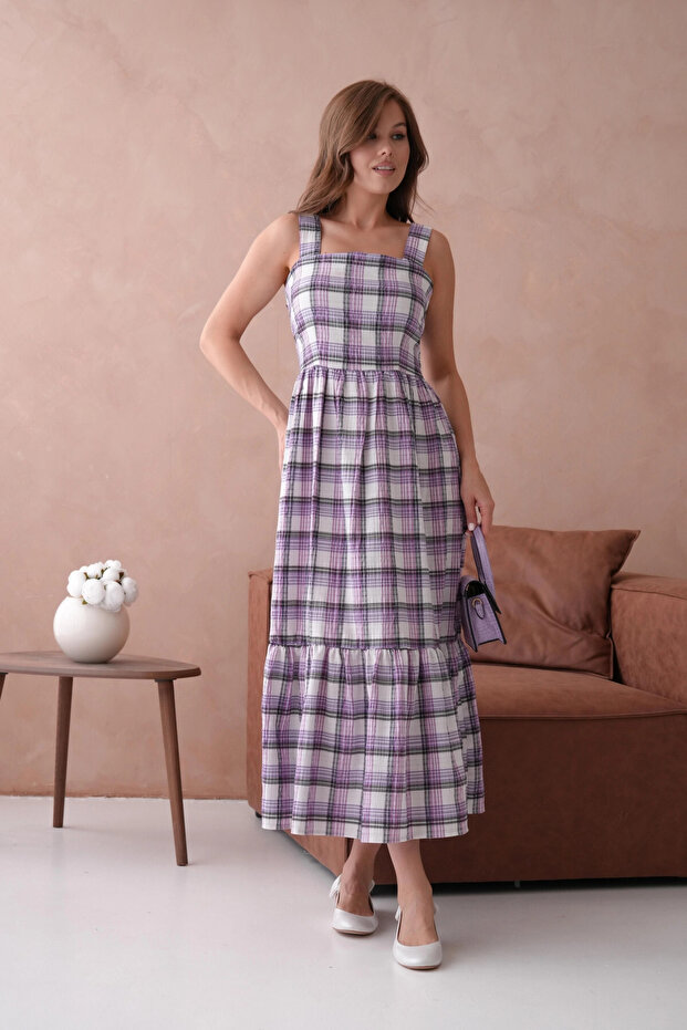 Yazlık Dokuma Elbise - 7