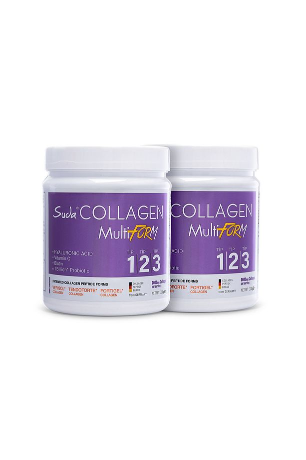 Multiform Tip I, II, III Patentli Kolajen+Probiyotik,HyaluronikAsit,VitC+Biotin Aromasız 300g x2 - 1