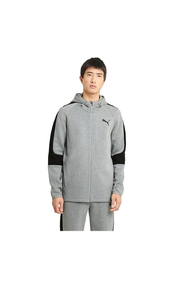 Kapüşonlu Fermuarlı Sweat - 2