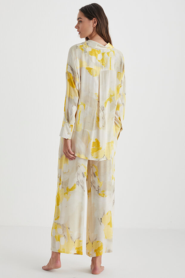 Patterned Shirt Suit - 5