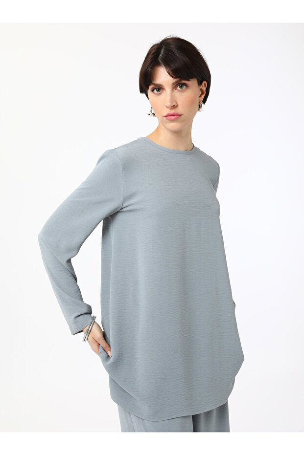 Aerobin Basic Tunik&Pantolon İkili Takım - Gri - - 1