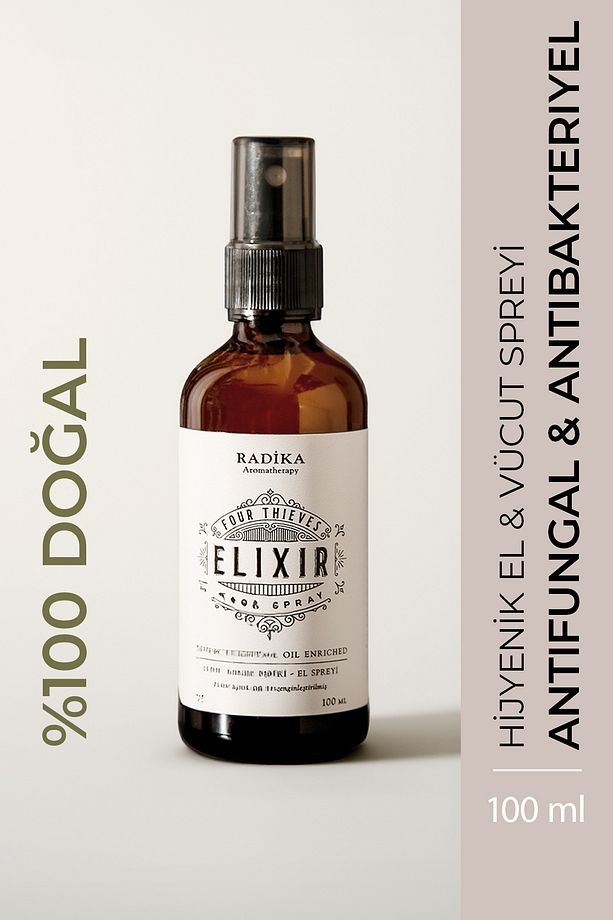 Hijyenik El Spreyi / Vücut Spreyi / Dezenfektan / Aromaterapik Sprey / Elixir - 1