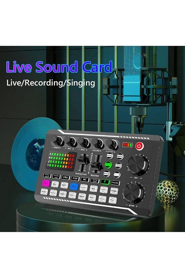 Stüdyo Ses Mikseri USB/MP3 XLR Mikrofon Bağlantısı New - 4