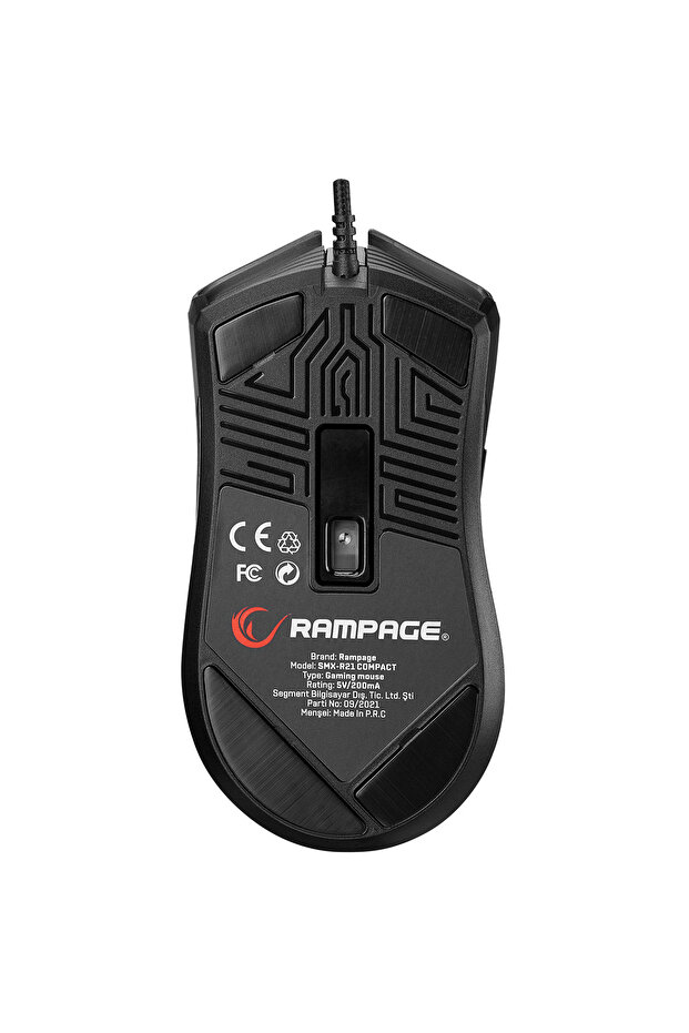 Gaming Mouse SMX-R21 Compact, RGB, Instant A825 Sensor, 7200 DPI/1000Hz, 7 Buttons, Programmable - 7