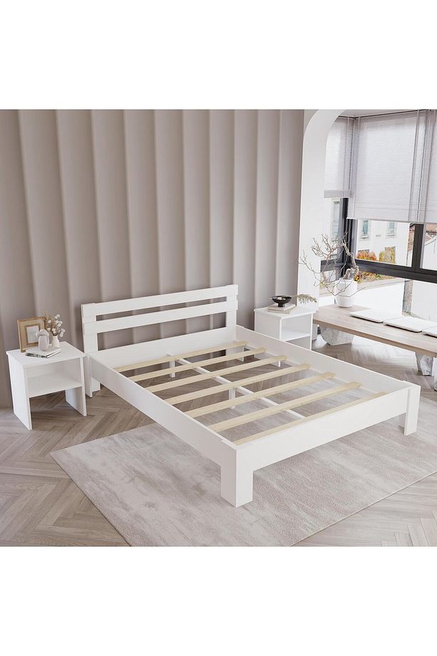 Letto Mdf Karyola Tek Ve Çift Kişilik Uyumlu | Kolay Kurulum - 2