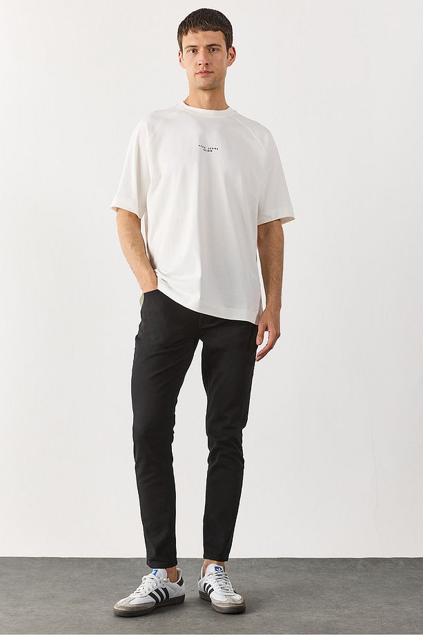 Teos Black Skinny Jean Pantolon - BLACK - 3