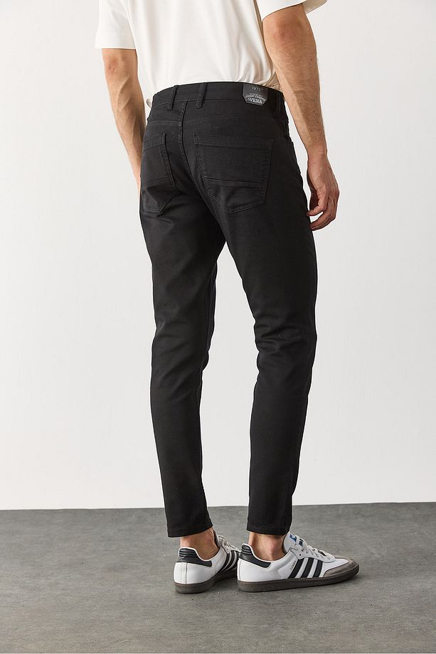 Teos Black Skinny Jean Pantolon - BLACK - 8