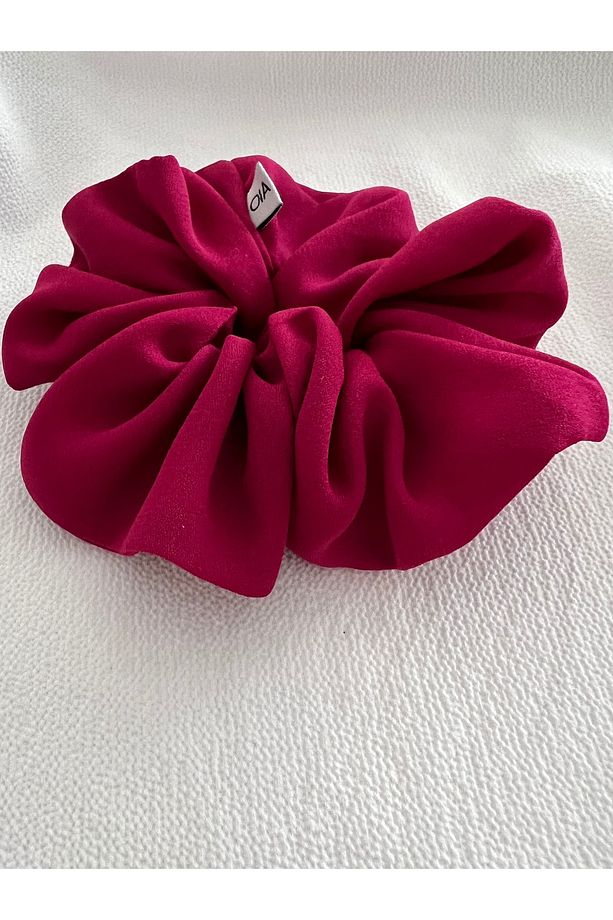 Pembe Pötikare Scrunchie Simit Toka Lastikli Set - 3