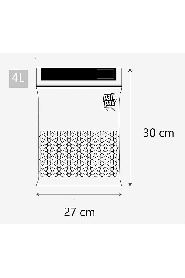 Zip Bag Çok Amaçlı Kilitli Poşet 27X30 Cm 20 Adet - 4