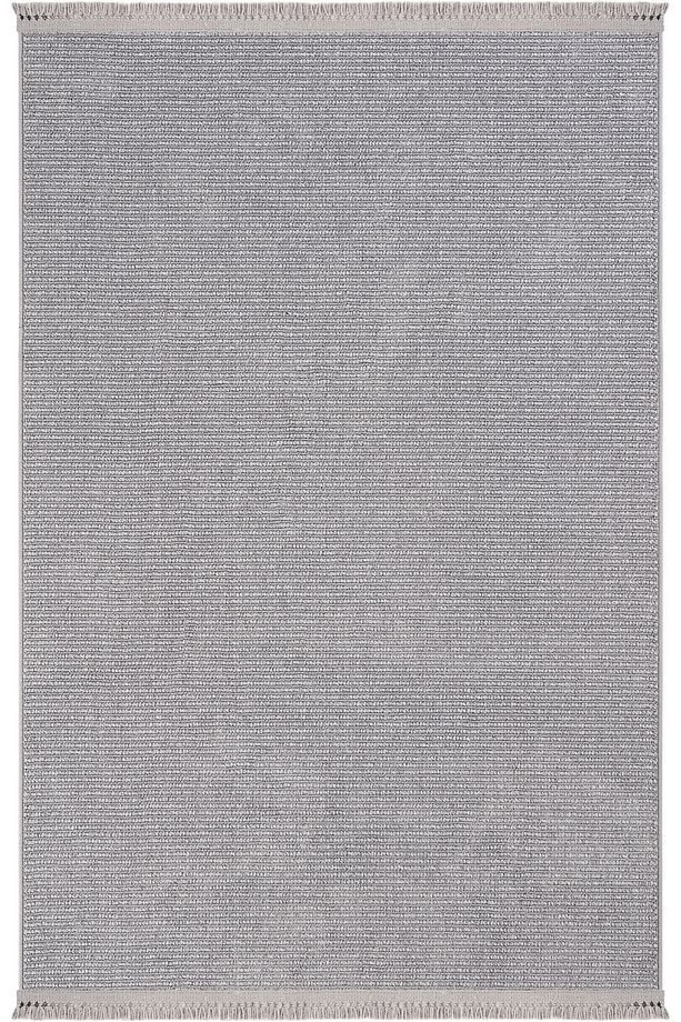 Olinda 1102 Gri Oturma Odası Salon Halısı Yumuşak Iskandinav Halı Yolluk Bukle Dokuma Makine Halısı - 1