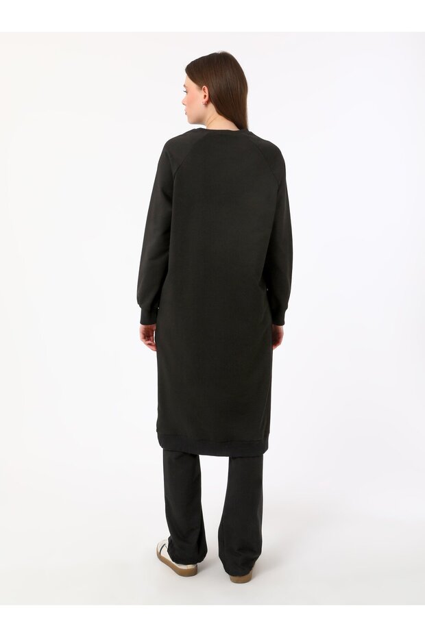 طقم رياضي أساسي طويل مكون من قطعتين - أسود - بنين - 6