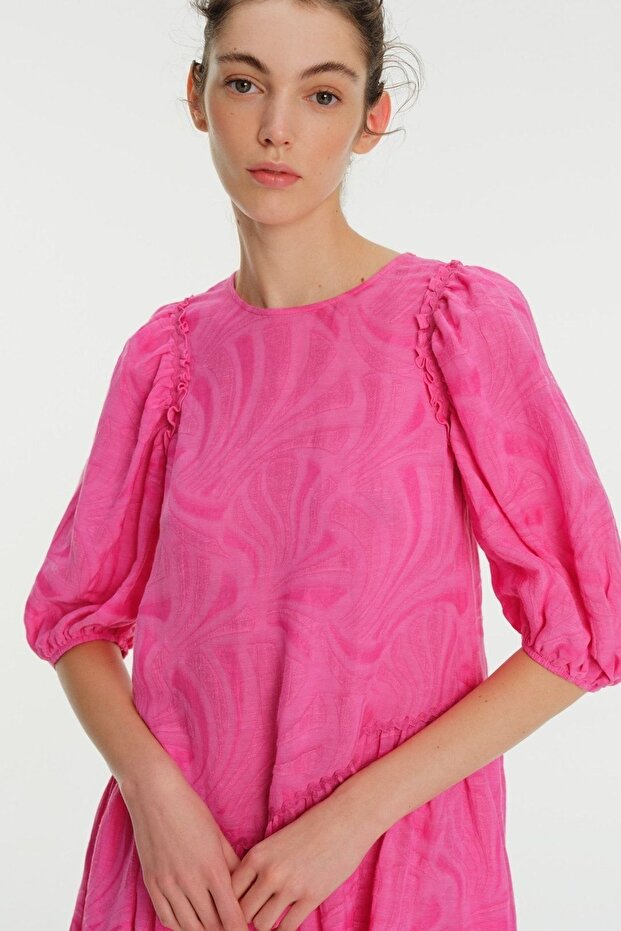 Rochie mini decoltată la spate - 6