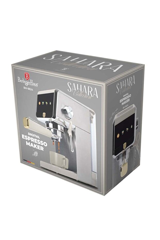 Automatic Digital Espresso Machine Coffe Maker 2 In 1 With Lever Sahara Collection - 5