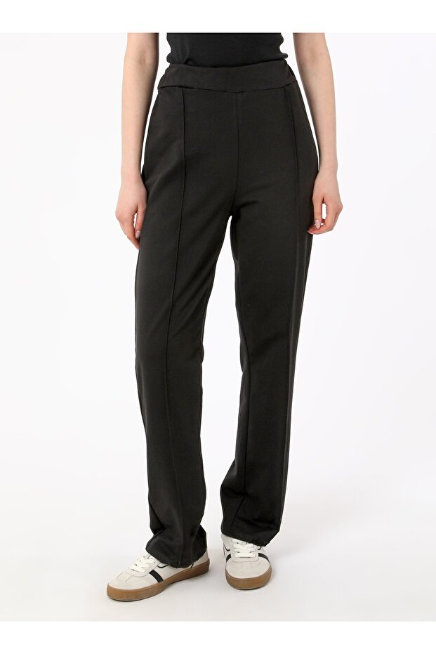 طقم رياضي أساسي طويل مكون من قطعتين - أسود - بنين - 5