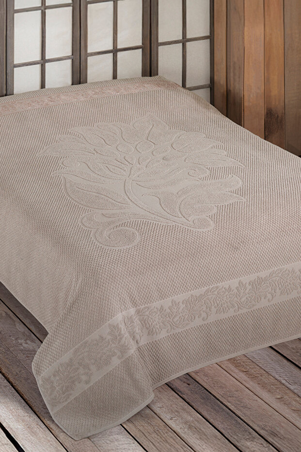 Double 200X220 cm Summer Towel Pique 100% Cotton | Comfortable, Stylish and Breathable Bedspread