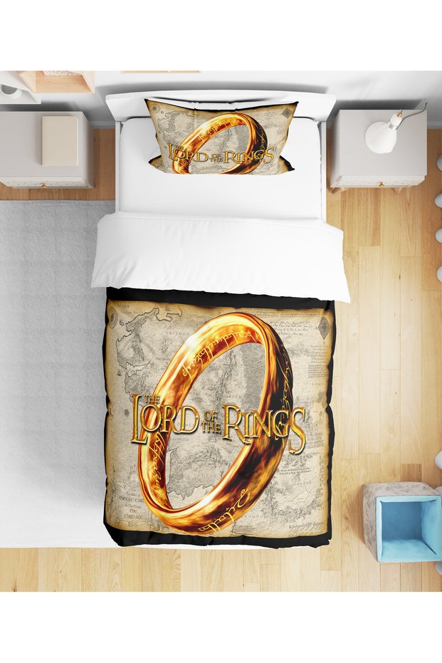 Lord of the Rings 3D Printed Single Youth Duvet Cover Set