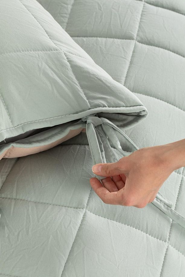 Çift Kişilik Yatak Örtüsü Takımı Comfort Yeni Nesil Ada Çayı - 3