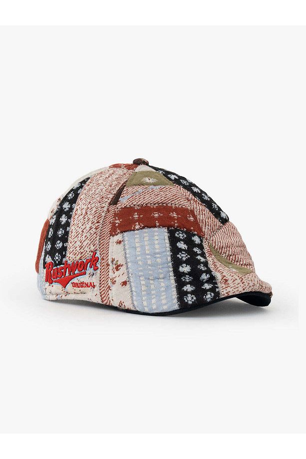 Kadın Erkek Renkli Casket Şapka Gypsy Collection Rustwork - 4