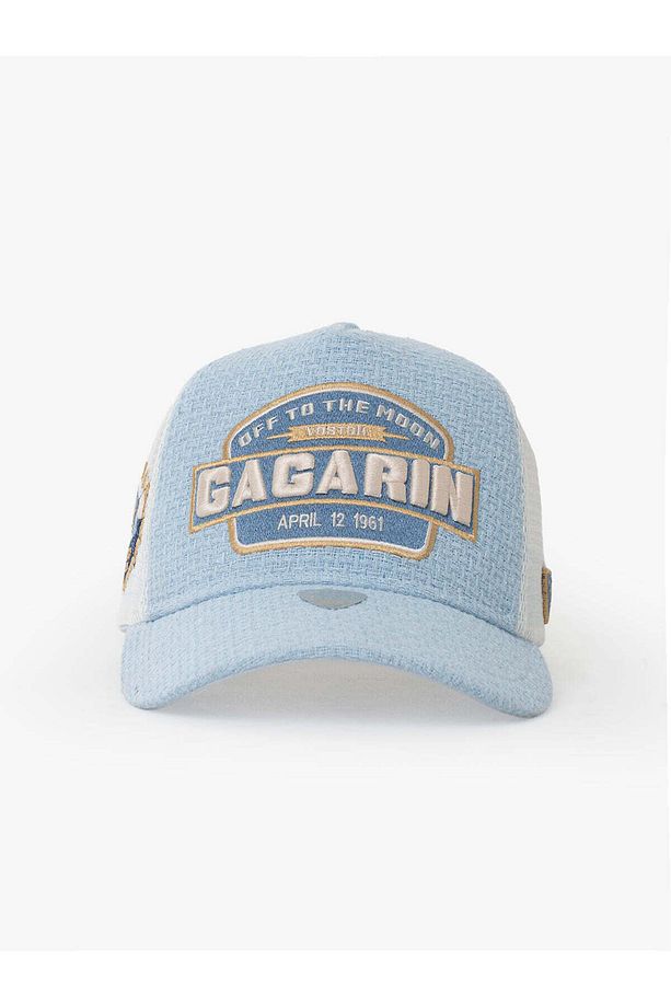Kadın Erkek Mavi Trucker Şapka Space Collection Gagarin - 4