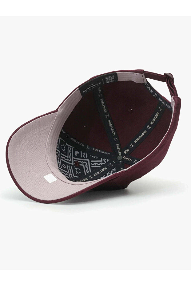 Kadın Erkek Bordo Baseball Şapka Timeless Collection Basic - 5
