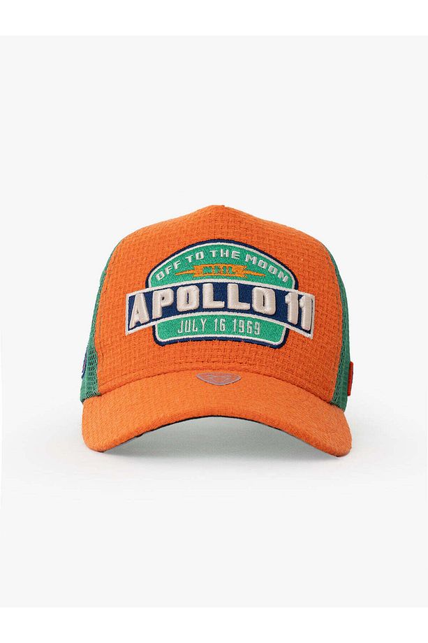 Kadın Erkek Turuncu Trucker Şapka-space Collection-apollo - 4