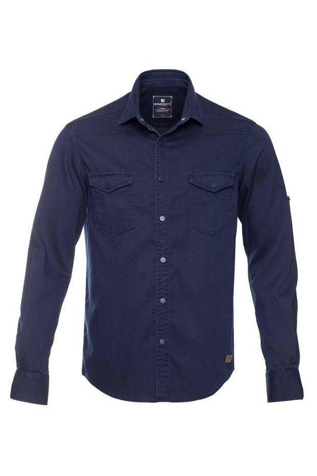 Plus Size Denim Shirt Long Sleeve