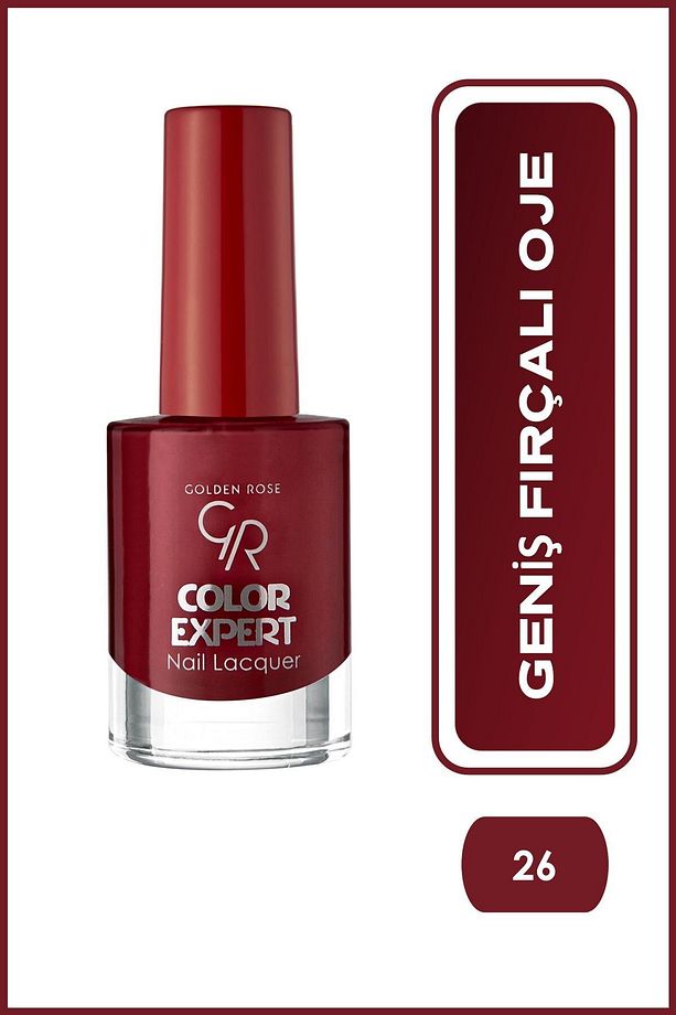 Color Expert Nail Lacquer 26 Geniş Fırçalı Oje 10,2 ml - 1