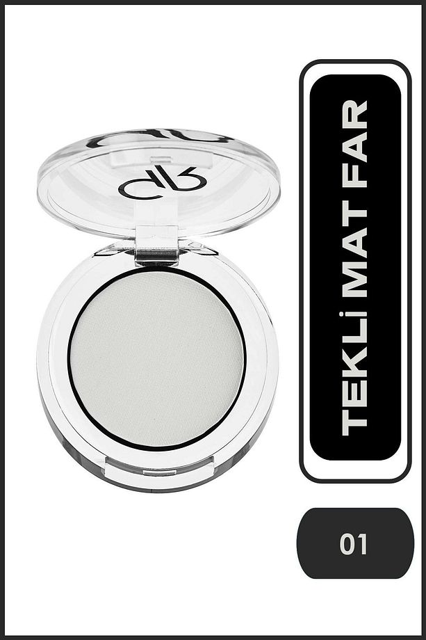 Soft Color Matte Mono Eyeshadow 01 Tekli Mat Far 2,3 g - 1