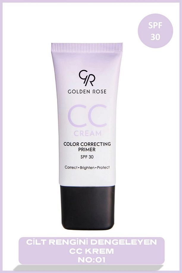 Cc Cream Primer 01 Violet Hyaluronik Asitli Cilt Dengeleyici CC Krem 30 ml - 1