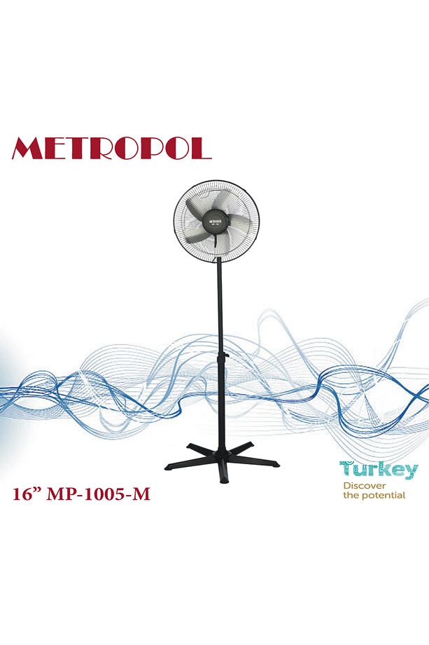 MP-1005-M 16" Ayaklı Vantilatör - 1