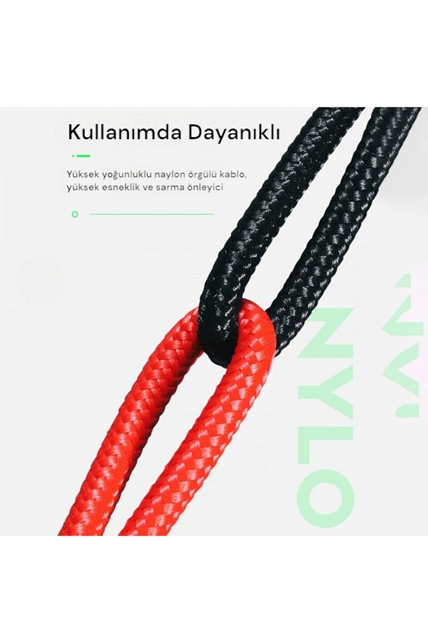 Usams Us-sj313 Usb To Type-c Samsung Uyumlu Örgülü Şarj Ve Data Kablosu Hızlı Şarj 1m - 5