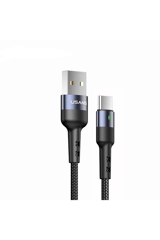 Usams Us-sj313 Usb To Type-c Samsung Uyumlu Örgülü Şarj Ve Data Kablosu Hızlı Şarj 1m - 1