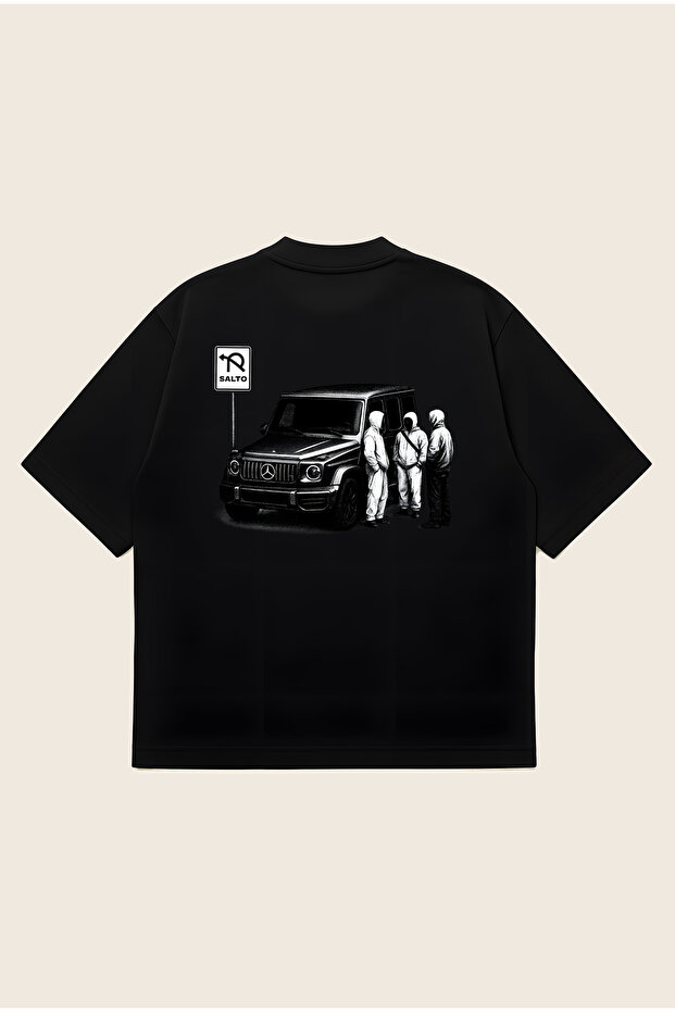 G Wagon Gang Unisex Oversize Printed Boxy Fit Thick Fabric T-Shirt