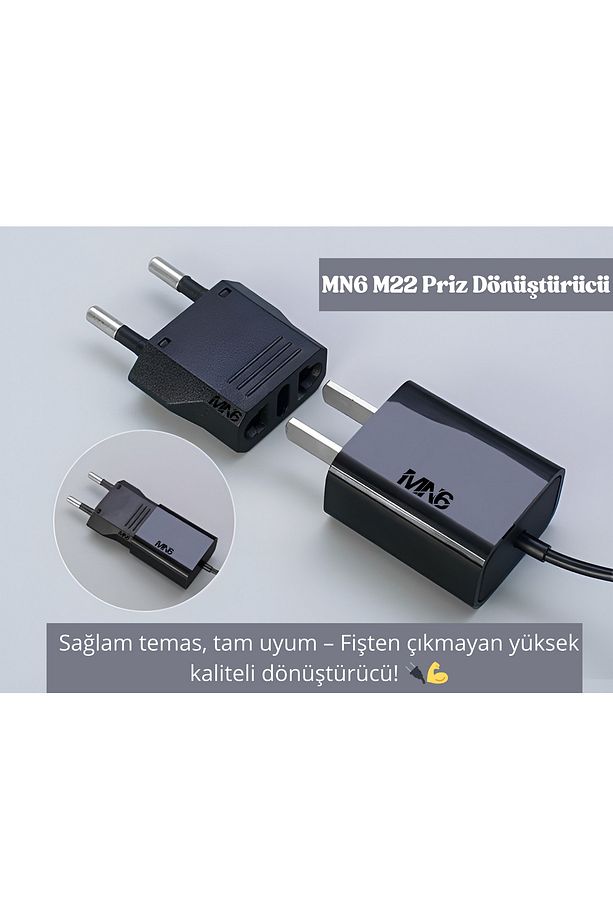 M22 Priz Donusturucu Tipi Amerikan-3 Adet-a-kalite.avrupa Priz.şarj Aleti Fiş Dönüştürücü - 3