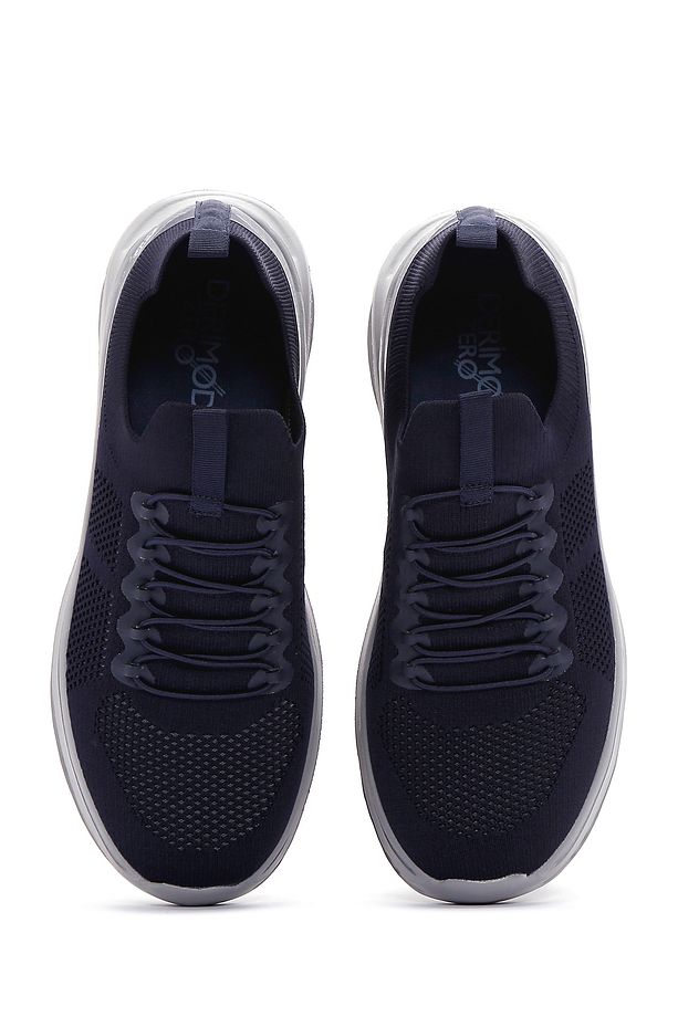 Zero Erkek Lacivert Bağcıklı Kalın Tabanlı Sneaker 25sfd69176f - 6
