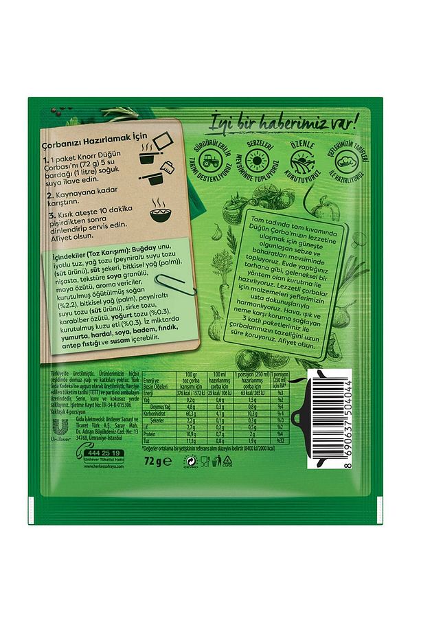 Düğün Çorbası 72 gr X 6 Adet - 5