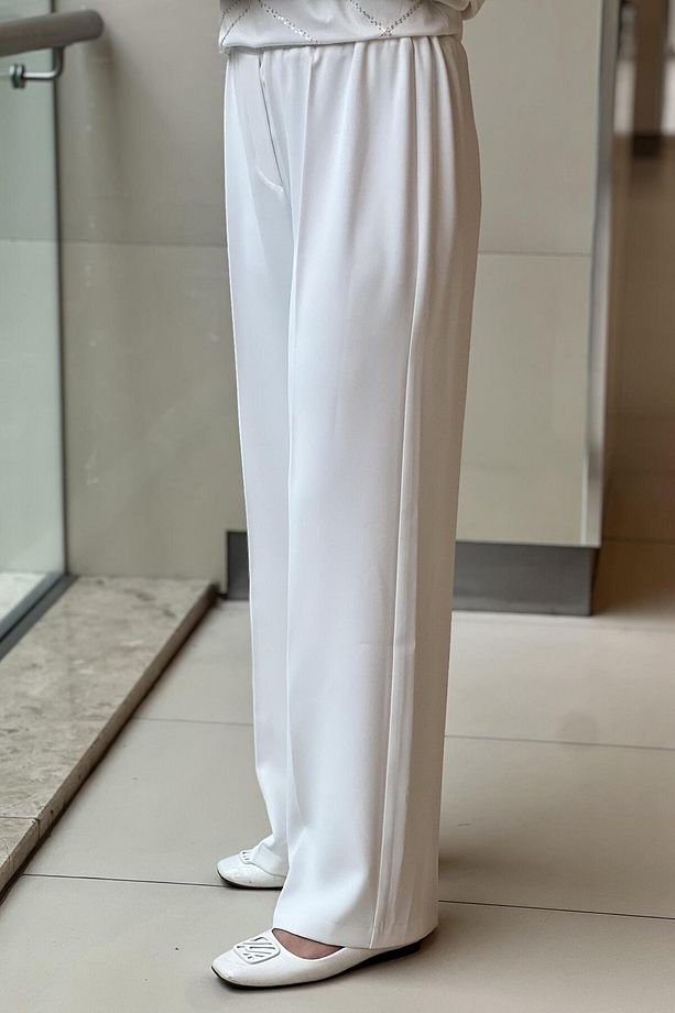 Sentez Colmar Beli Lastikli Geniş Paça Pantolon - 2