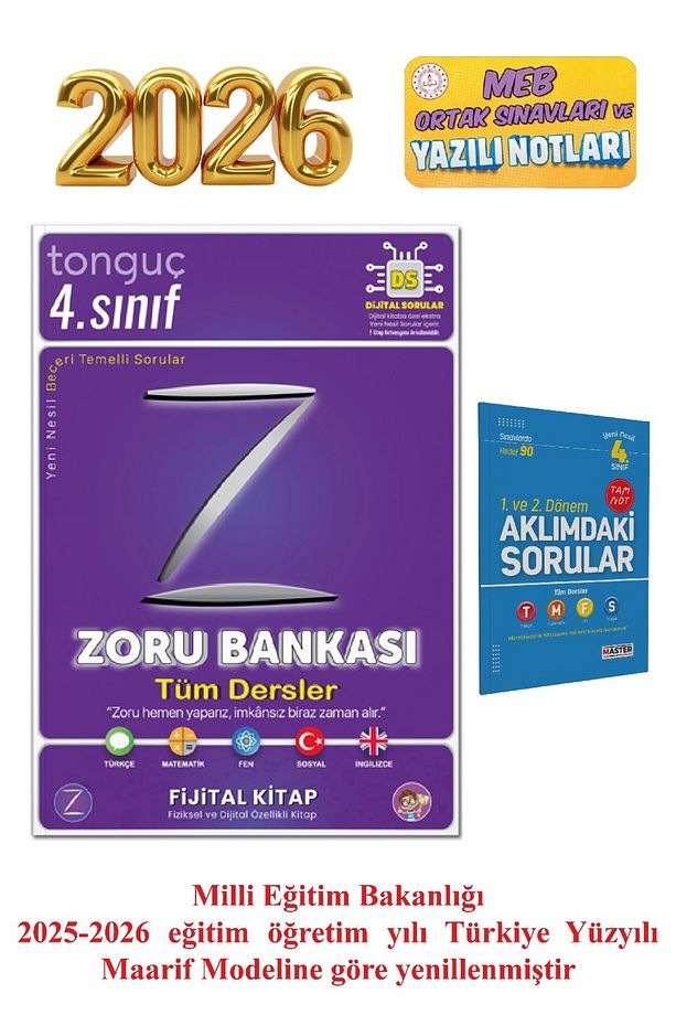 4. Sınıf Yeni Nesil Tüm Dersler Soru Zoru Bankası - 1