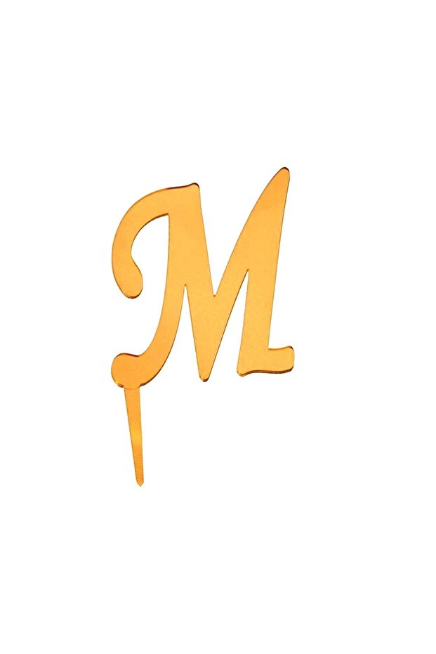 مرآة ذهبية بلكسي حرف M