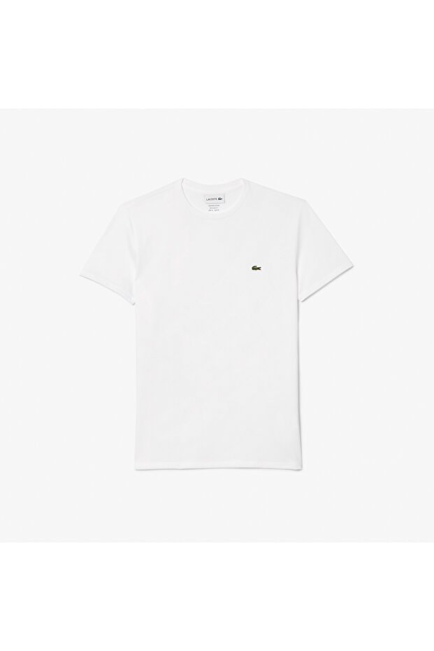 Erkek Regular Fit Bisiklet Yaka Beyaz T-Shirt - 4