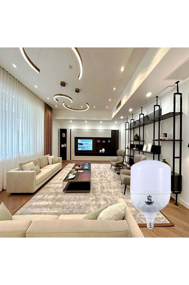 30W Tasarruflu E27 GÜN IŞIĞI Torch Led Ampul-1-2-4-6-8-10 ADETTİR - 2