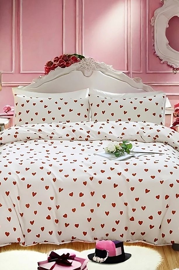 Love Çift Kişilik Nevresim Seti | Nevresim Ve Yastık Kılıfı | Çarşafsız - 1