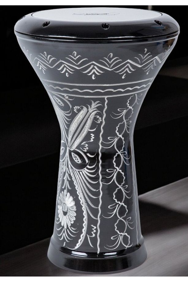 Profesyonel Darbuka Mısır Erzincan Işlemeli Motifli Kılıf Ve Alyan Hediyeli Özel Kutulu - 4